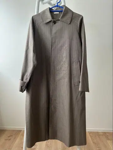 LENO 글렌체크 발라칼라 코트