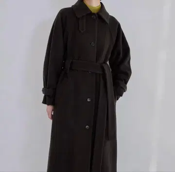 [ UNITED TOKYO ] 2way 스텐 코트 롱 코트
