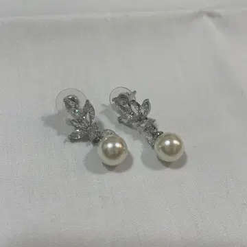 펄 크리스탈 귀걸이/ Bride me