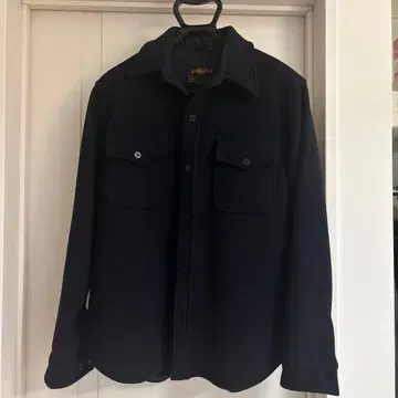 FIDELITY 네이비 울 셔츠 자켓