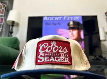 USA 쿠어스 Coors BEER x 시거 SEAGER 캡 베이지