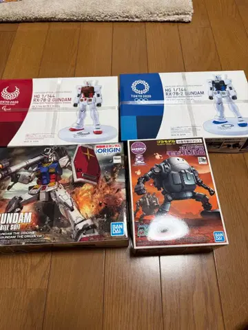 HG 1/144 RX-78-02 건담 & 하로 프라모델