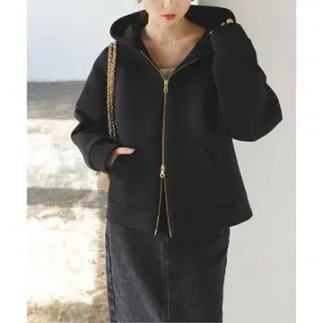 NOBLE 종이상자 니트 후데트 후드티