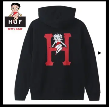 HUF 베티 부프 후드티 블랙