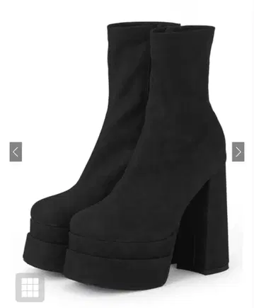 청키힐 통굽 숏부츠