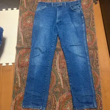 RUSTLER 블루 데님 38x32 구제 의류