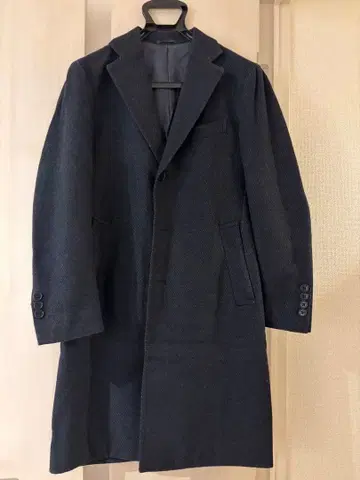 BEAMSF 체스터 코트 다크 그레이