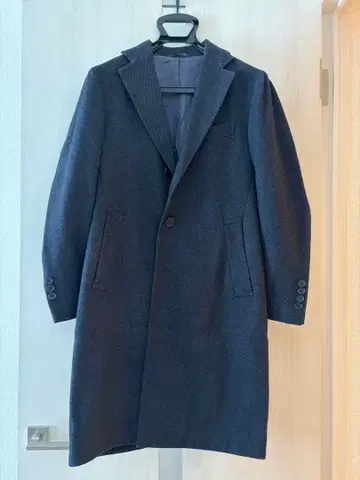 [ 판매는 14일까지 ] BEAMSF 체스터 코트 네이비