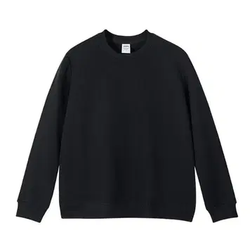 블랙 크루넥 맨투맨