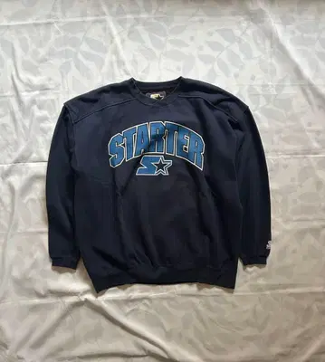 Starter 스타터 로고 맨투맨 네이비 XL