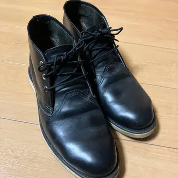RED WING 레드윙 블랙 가죽 처카 부츠
