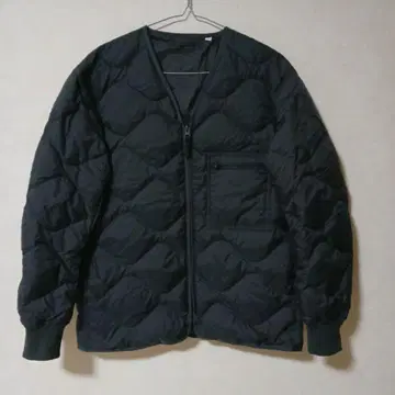 UNIQLO U 유니클로 리사이클 다운 자켓 L 사이즈 블랙