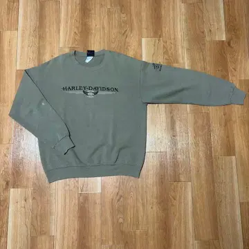 HARLEY-DAVIDSON 카키 맨투맨