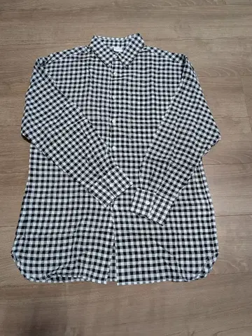 URBAN RESEARCH DOORS 깅엄 체크 긴팔 셔츠