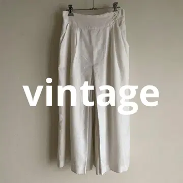 vintage 린넨 팬츠 안감 부착