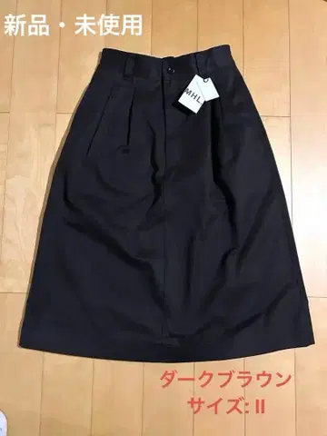 [ 새상품 미사용 ] MHL. 코튼 스커트 25SS 595-5132501