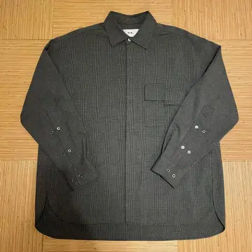 no. x Replay 체크 무늬 긴팔 셔츠 그레이 size 1