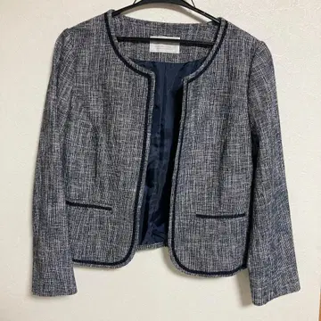 anySiS 네이비 노카라 자켓