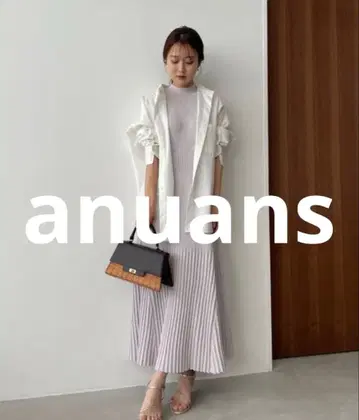 새상품급 anuans 니트 원피스 SMALL 라벤더 여성용