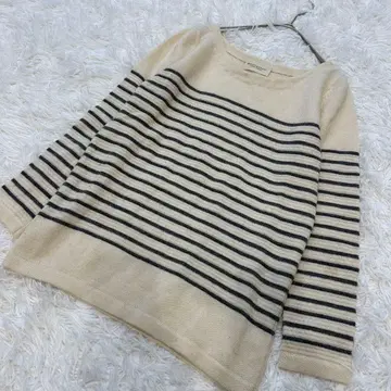 뷰티 앤 유스 유나이티드 애로우즈 보더 니트 긴팔 울