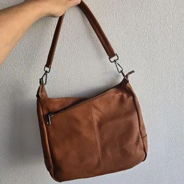 천연 가죽 메신저 백 소가죽 숄더백 여러 개의 포켓 부착 대용량