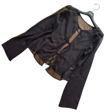 [Plage] 25상품 새상품급 SHEER STRING 블라우스 블랙 F