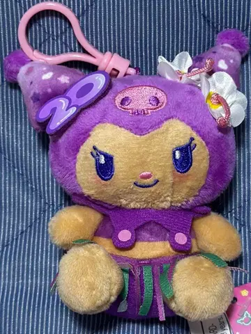 [ 미사용 새상품 ] 하와이 한정 산리오 쿠로미 키링 일광화상 20주년