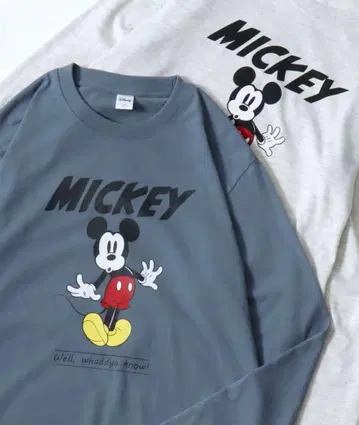 Disney 미키 롱T 페어 커플룩 2장