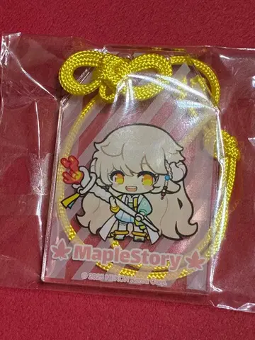 메이플스토리 메이플 축제 부적 키링 라라