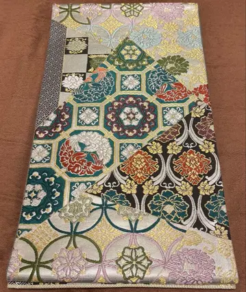 능장당채 고급 후쿠로 오비 리버서블 당금직 니시진 포멀 보상화 미사용