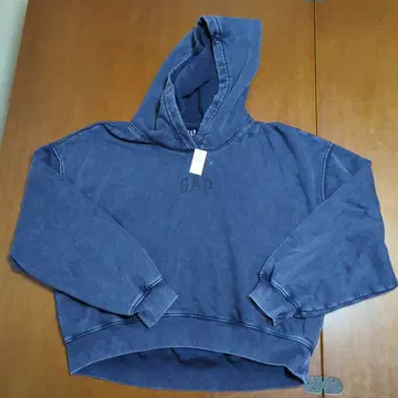 GAP 네이비 후드 부착 후드티 L