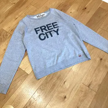 FREECITY 프리시티 멋진 빅 로고 맨투맨 트레이닝복 3