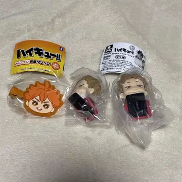 하이큐 가챠가챠 앞머리 클립 오넴탄 히나타 쇼요 야쿠 모리스케