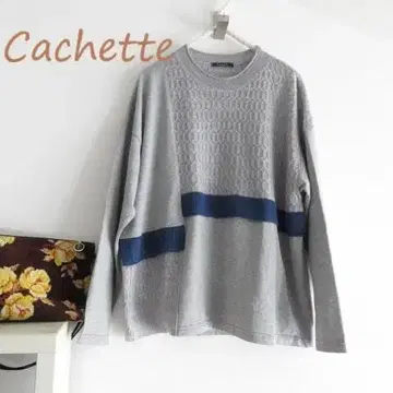 Cachette 카셰트 니트 티셔츠 긴팔 사이즈 2 미사용