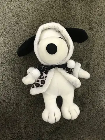 SNOOPY 스누피 봉제 인형 표범 무늬 레오파드 무늬
