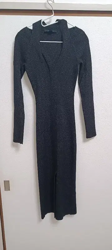 ALLSAINTS 다크 그레이 롱 드레스 S