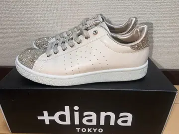 diana 베이지 글리터 스니커즈