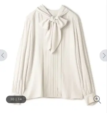 아오키 블라우스 리본