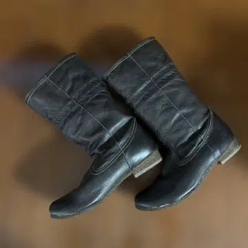 [ 이탈리아제 ] 세키아리 미켈레 미들 기장 부츠 짙은 갈색