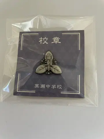 히카루의 바둑 하세중학교 학교 휘장 신도 히카루 미사용품