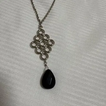 UNTITLED 실버 반지 모티브 목걸이