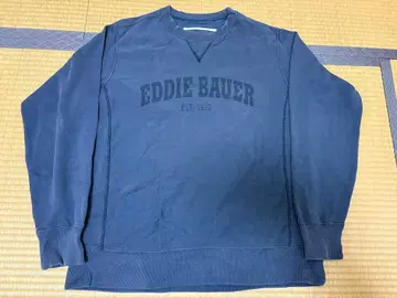 [구하기 어려움] Eddie Bauer 리버스 위브형 맨투맨 페이드