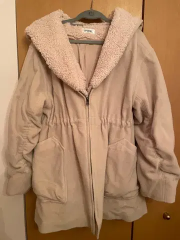 SNIDEL 핑크 모즈 코트 F