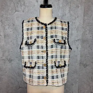 Bellfia 트위드 베스트