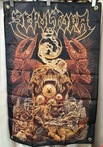 SEPULTURA ARISE/폴리에스테르 태피스트리/60 x 90cm