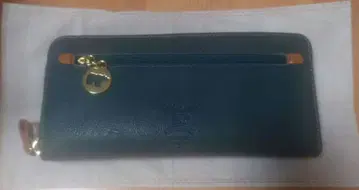 골든 베어 블루 그린 장지갑