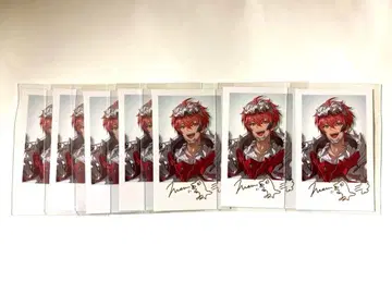 니지산지 랜덤 폴라로이드풍 카드 아카기 웬