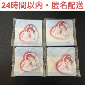 러브 라이브! 선샤인!! 하트형 캔뱃지 사쿠라우치 리코 모리 판타지