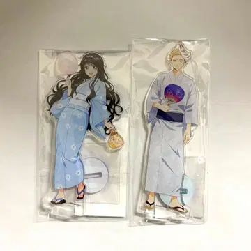 와구리 카오루코 츠무기 린타로 유카타 아크릴 스탠드 세트