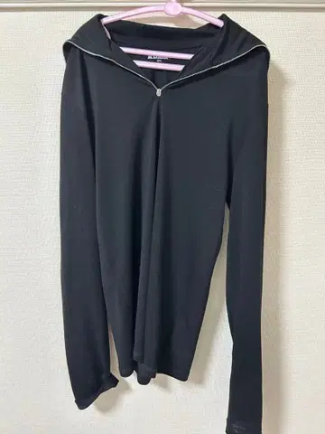 질 샌더+ 블랙 집업 니트 XL